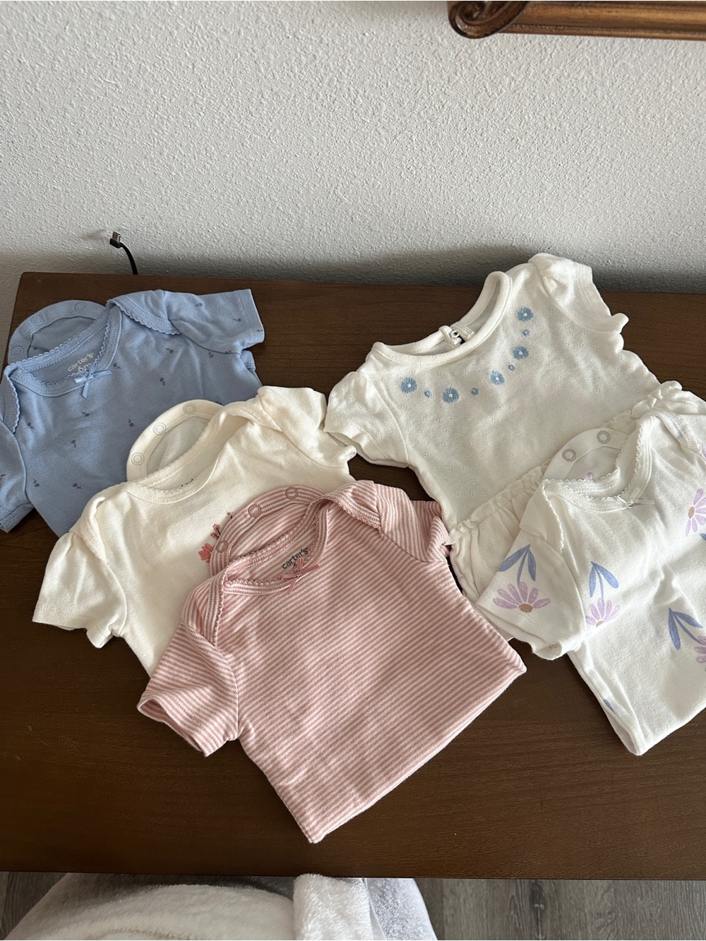 Baby Girl Bundle Bodysuits & Dresses Janie and Jack and Carters- 16 items